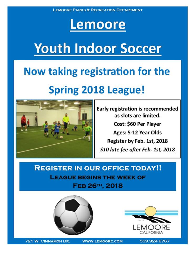 indoor soccer for 5 year olds near me